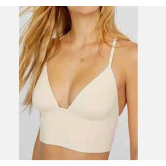 NWOT Free People Intimately Nude Neo Longline Seamless Convertible Bralette - Si - Picture 2 of 8